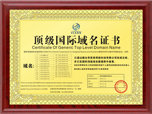 嘉鑫自动门网站顶级国际域名证书